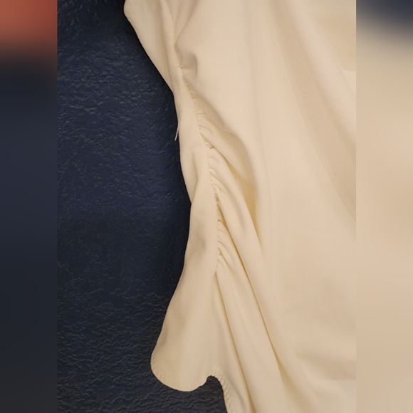 FREE People X Intimately Somethin Bout You One-Shoulder Bodysuit In Cream Sz Med - Picture 6 of 13